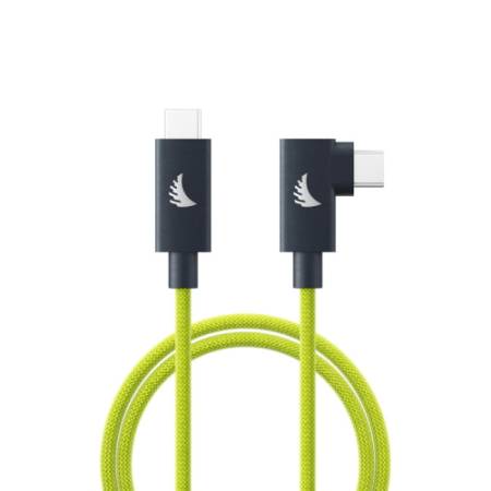 Angelbird UC4SFRAL200 - przewód, kabel USB-C (prosty do kątowy), Solid Flex